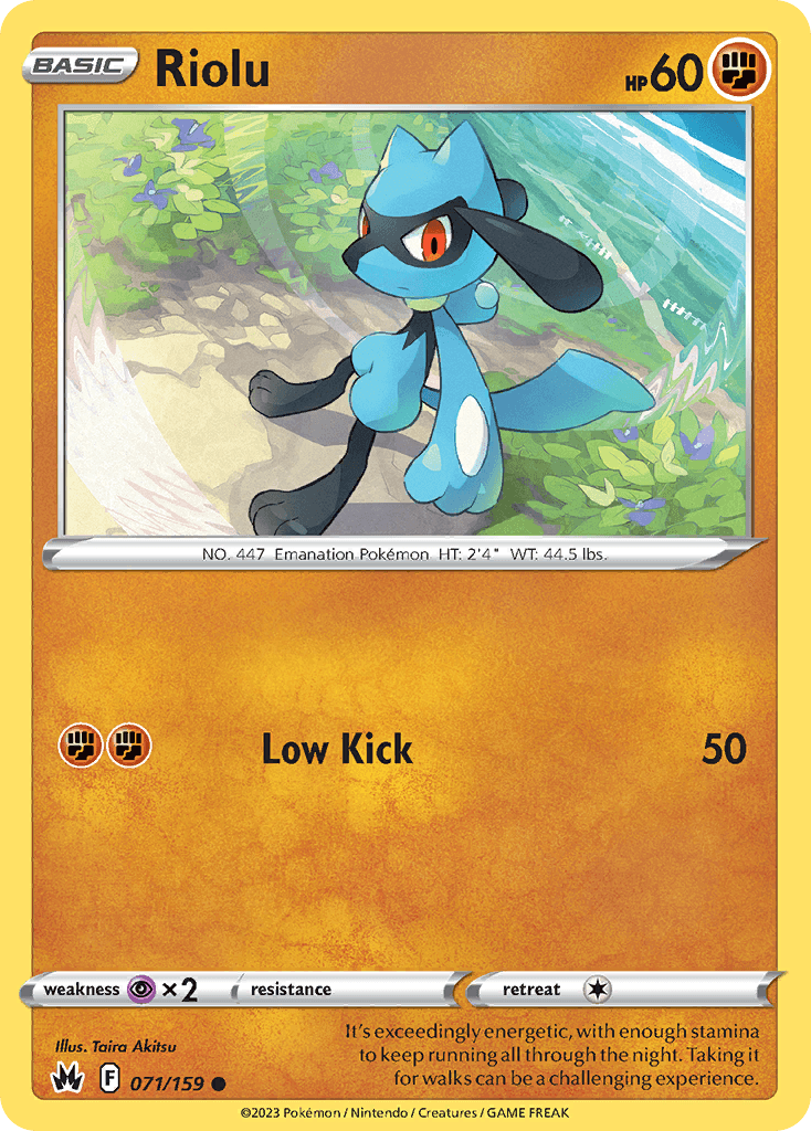Riolu Crown Zenith