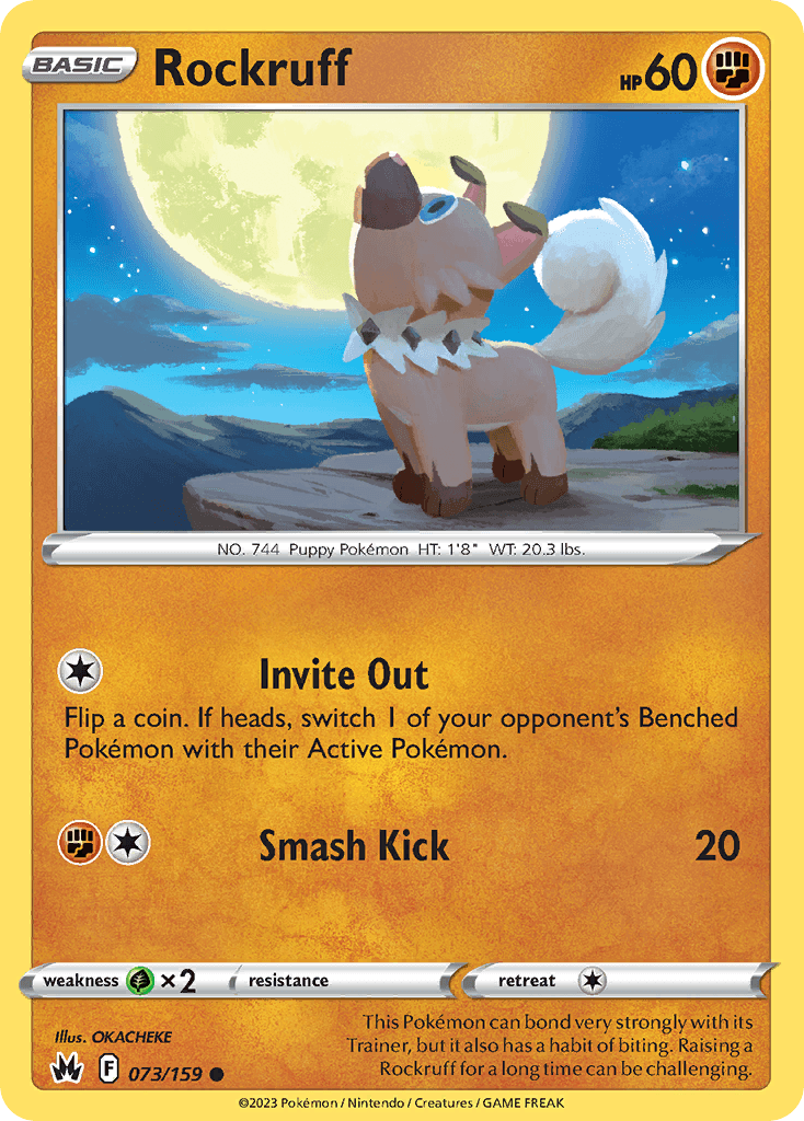 Rockruff Crown Zenith