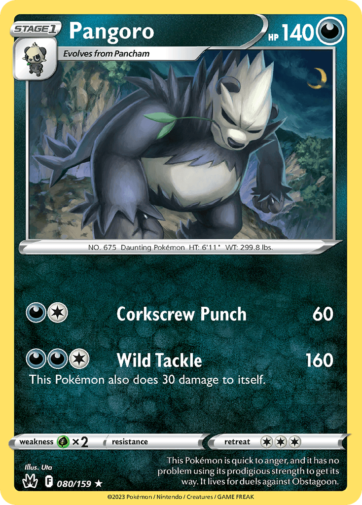 Pangoro Crown Zenith