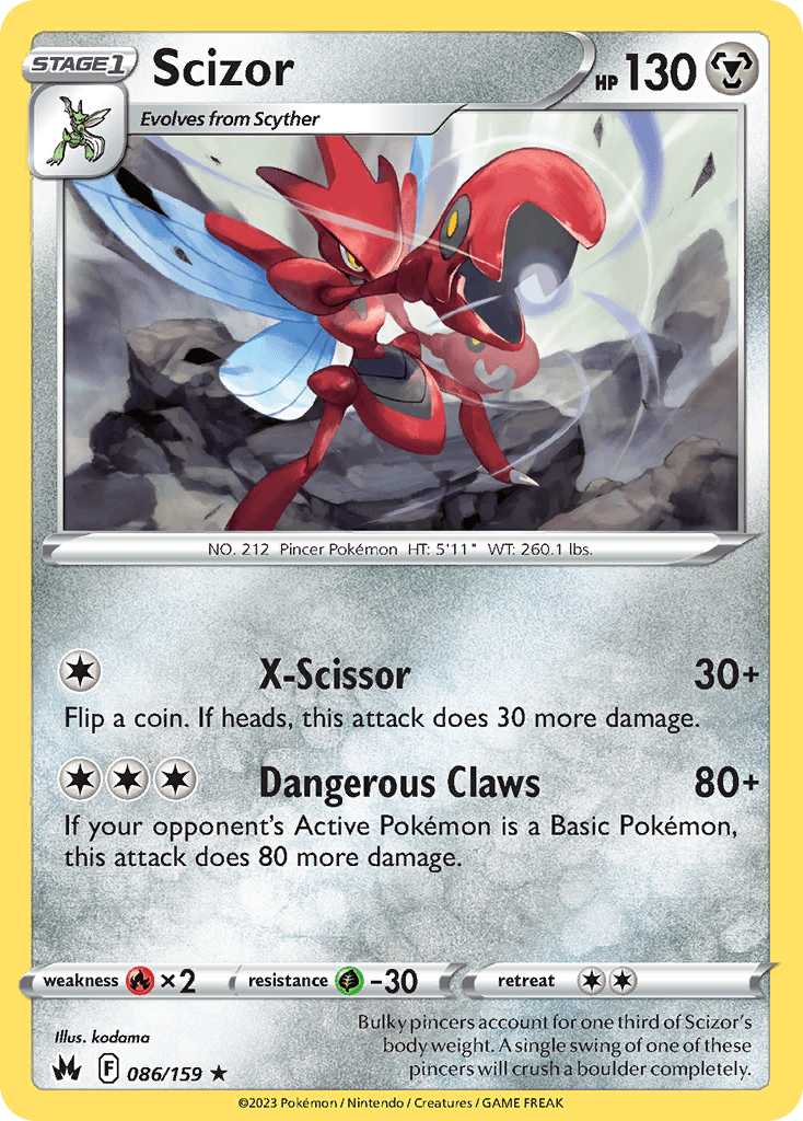 Scizor Crown Zenith