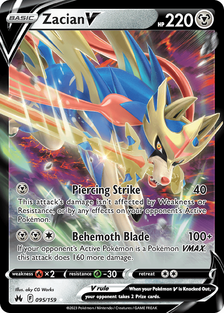 Zacian V Crown Zenith