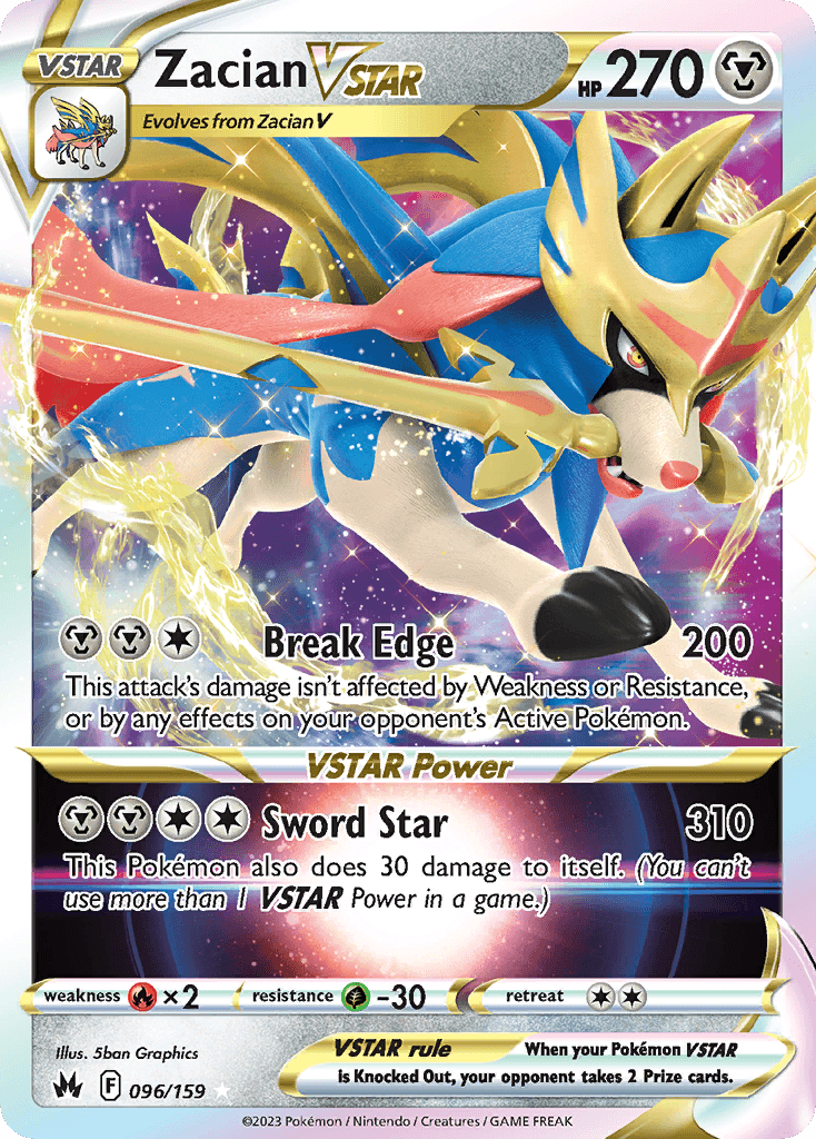 Zacian VSTAR Crown Zenith