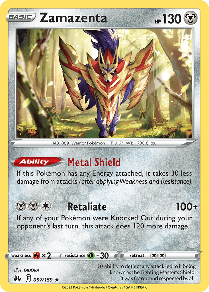 Zamazenta Crown Zenith