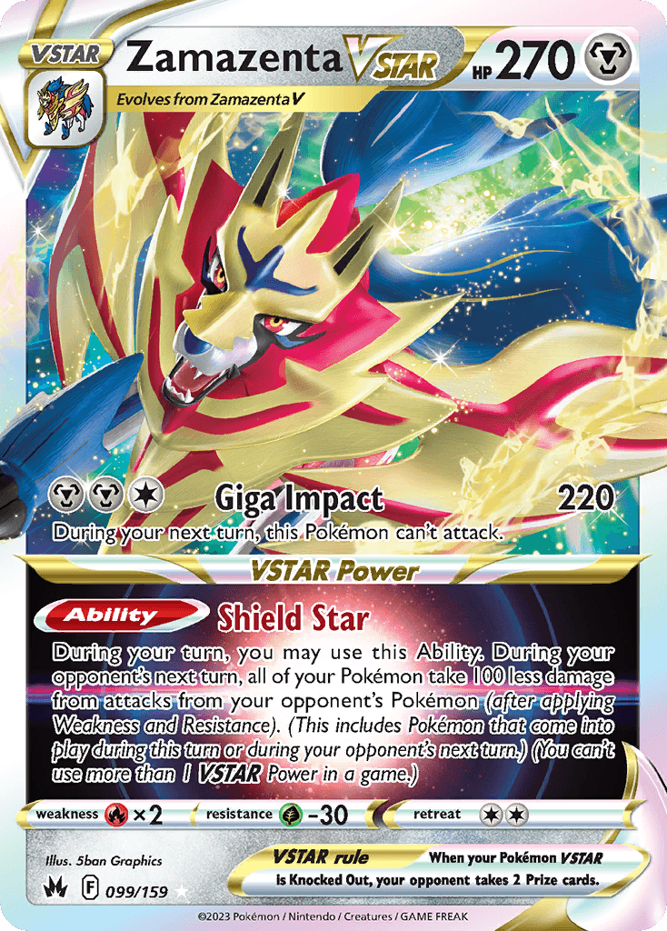 Zamazenta VSTAR Crown Zenith