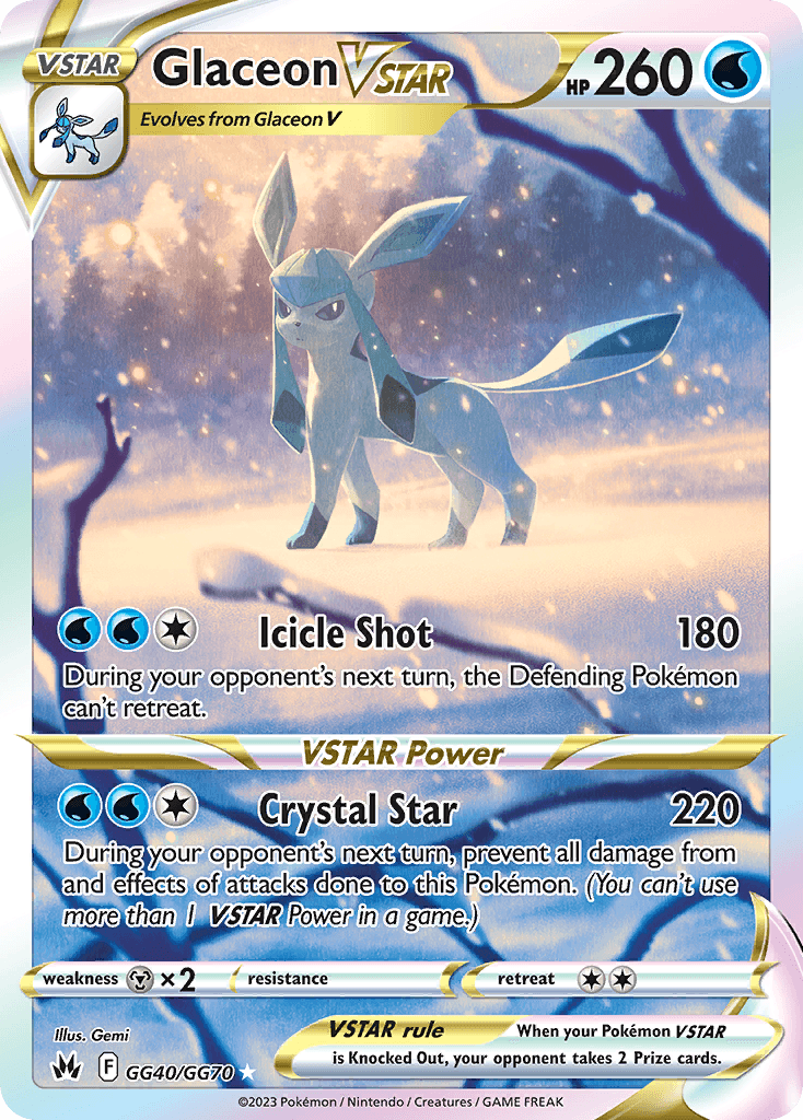 Glaceon VSTAR Crown Zenith Galarian Gallery