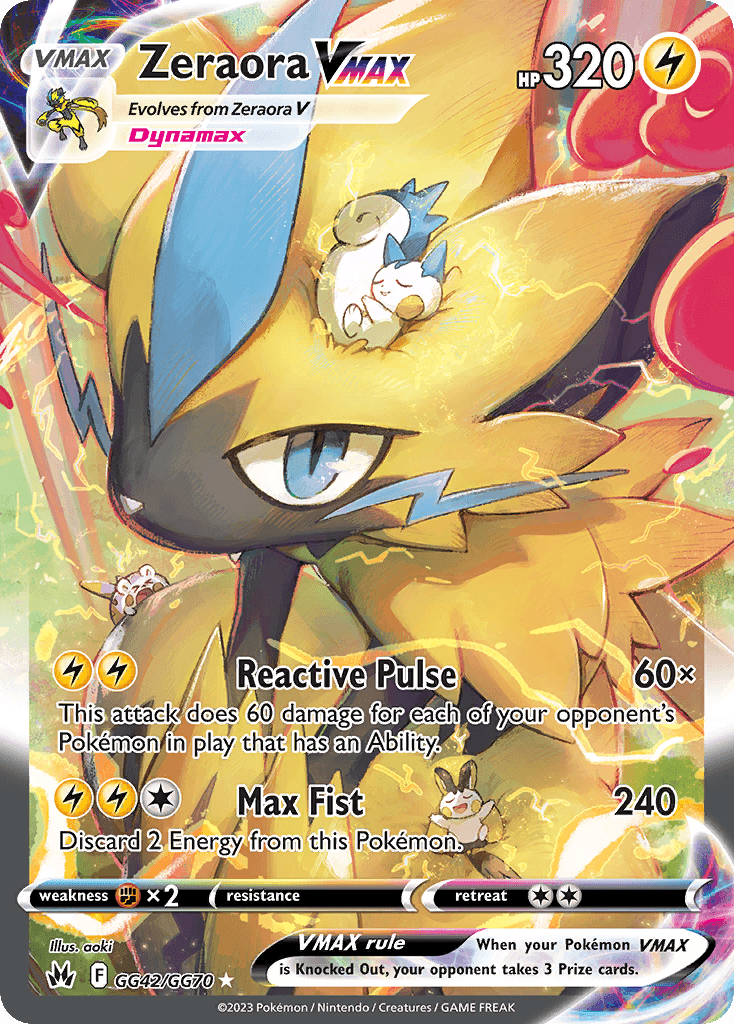 Zeraora VMAX Crown Zenith Galarian Gallery