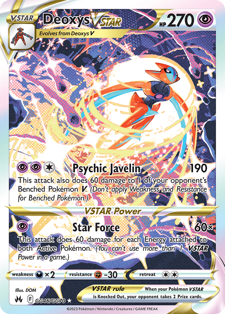 Deoxys VSTAR Crown Zenith Galarian Gallery