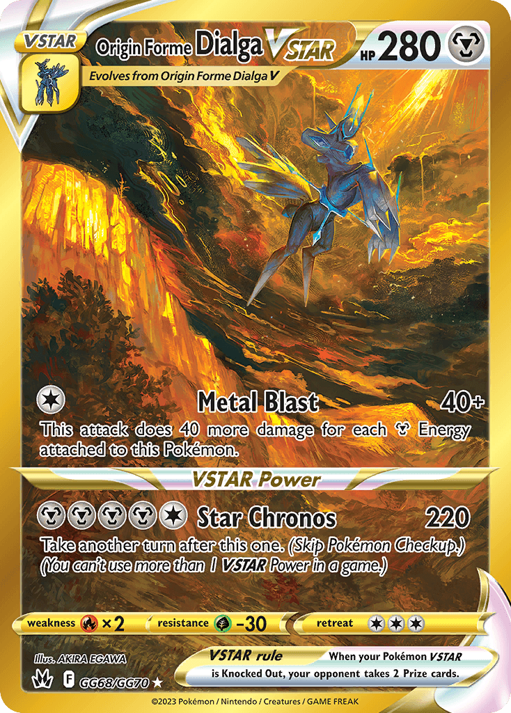 Origin Forme Dialga VSTAR Crown Zenith Galarian Gallery