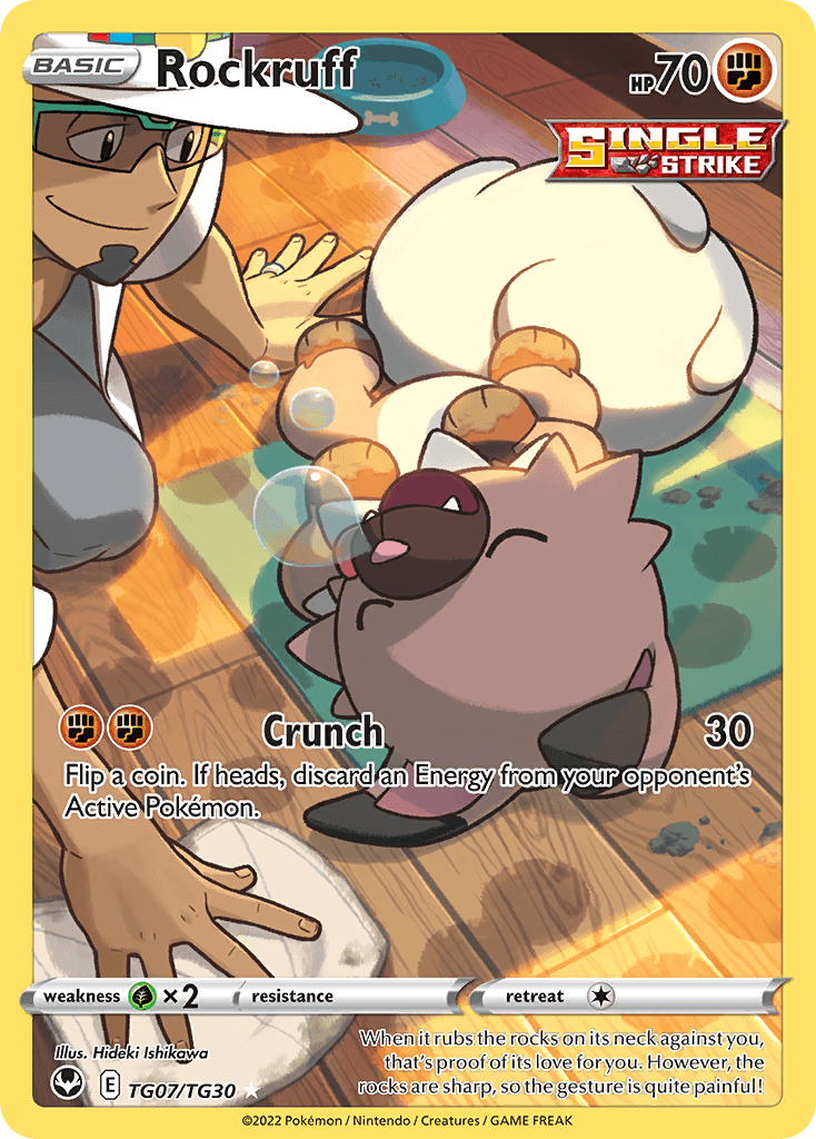 Rockruff Silver Tempest Trainer Gallery