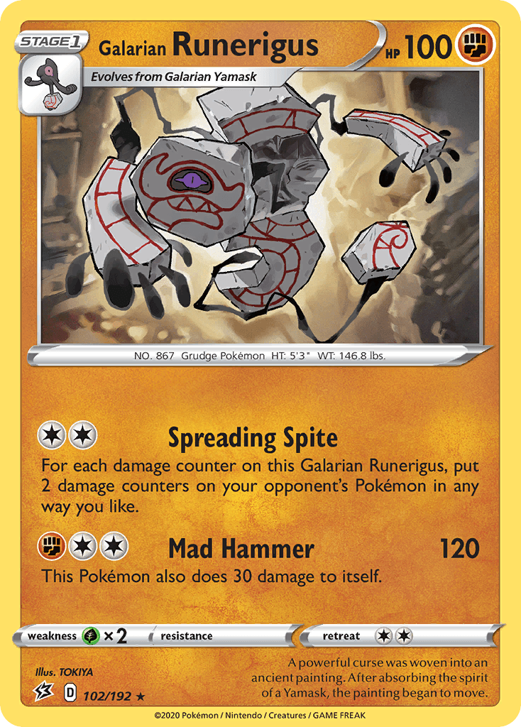 Galarian Runerigus Rebel Clash