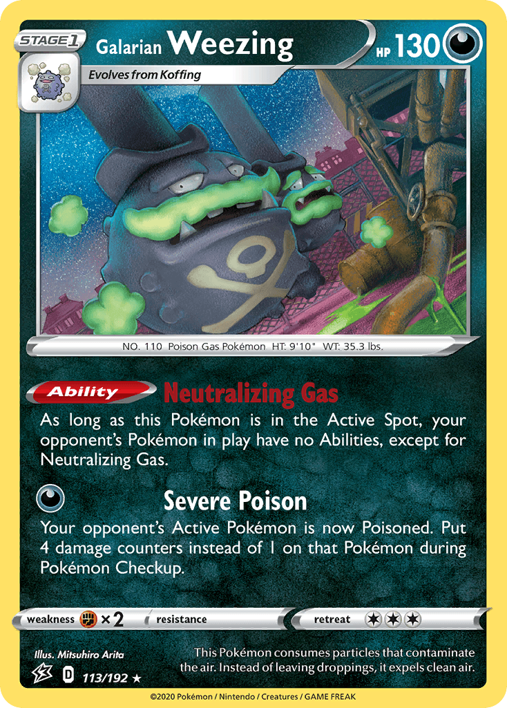 Galarian Weezing Rebel Clash