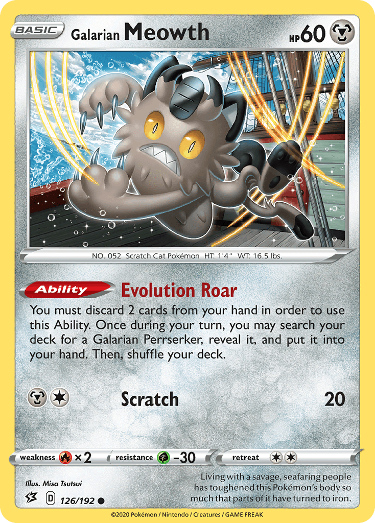 Galarian Meowth Rebel Clash
