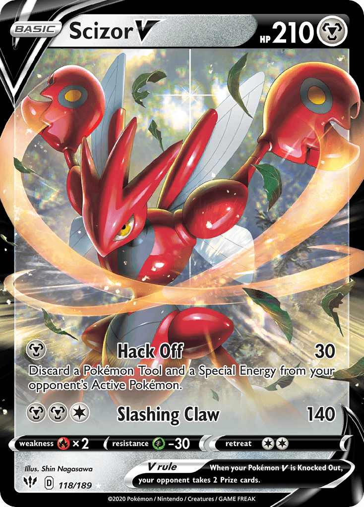 Scizor V Darkness Ablaze