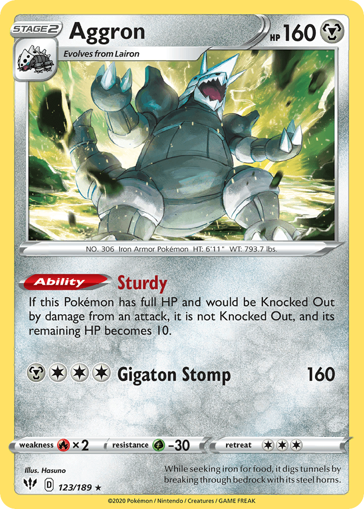 Aggron Darkness Ablaze