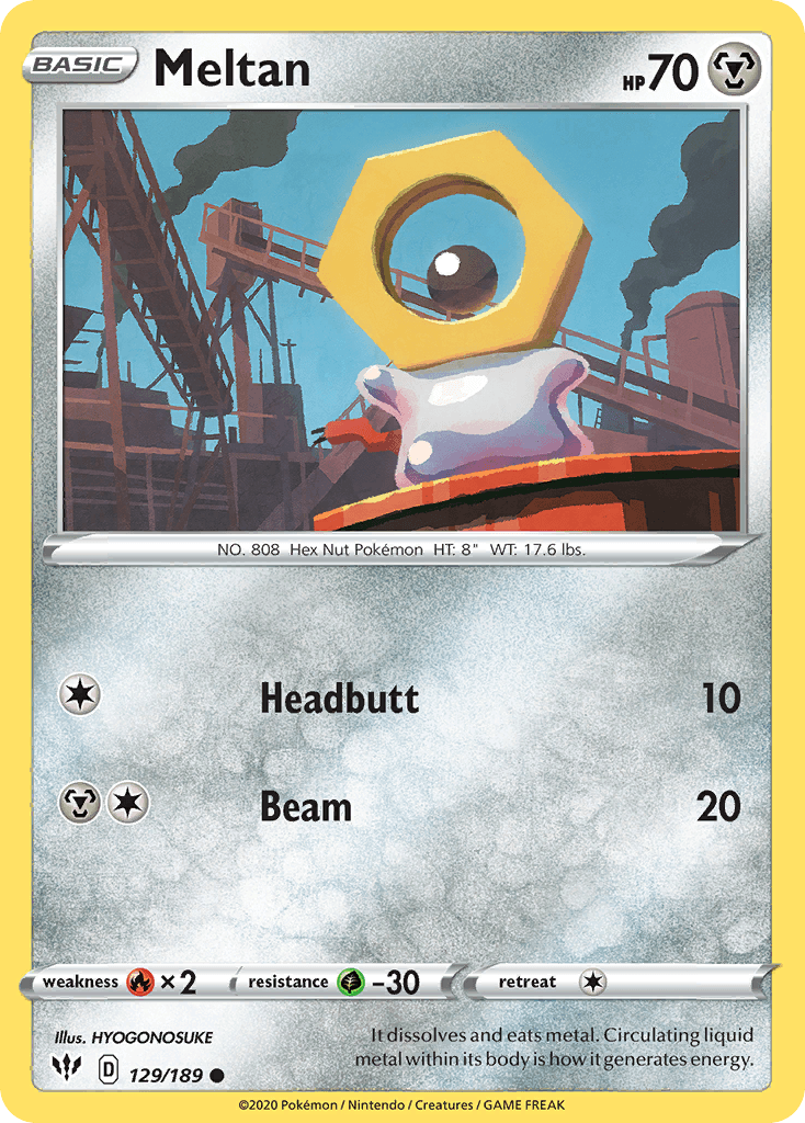 Meltan Darkness Ablaze
