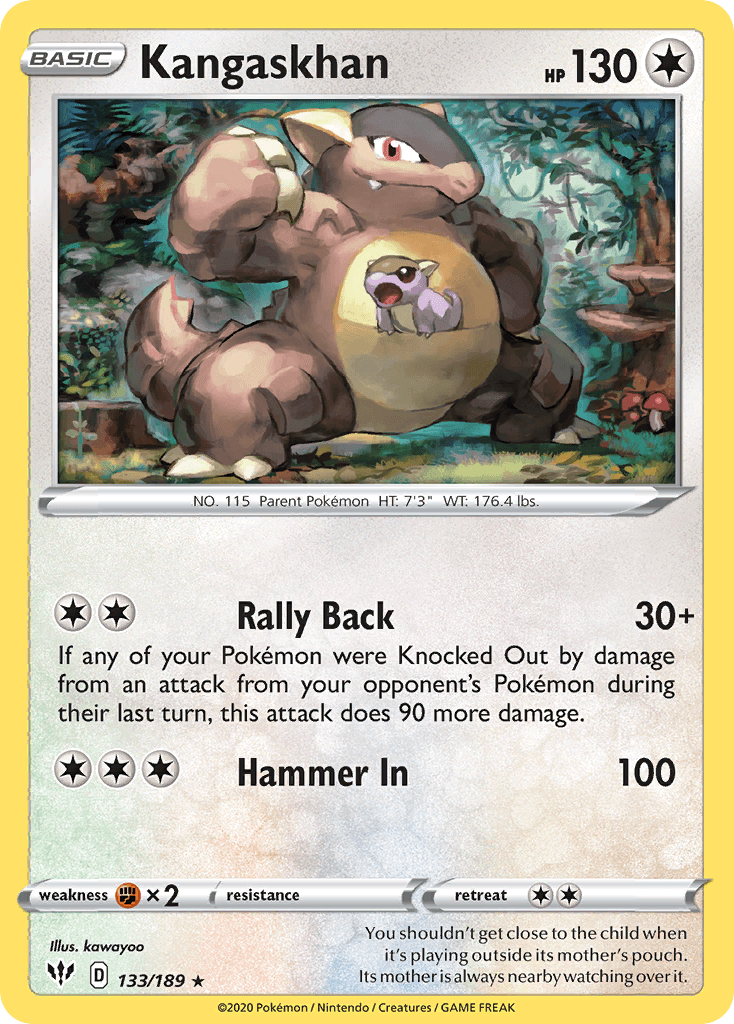 Kangaskhan Darkness Ablaze
