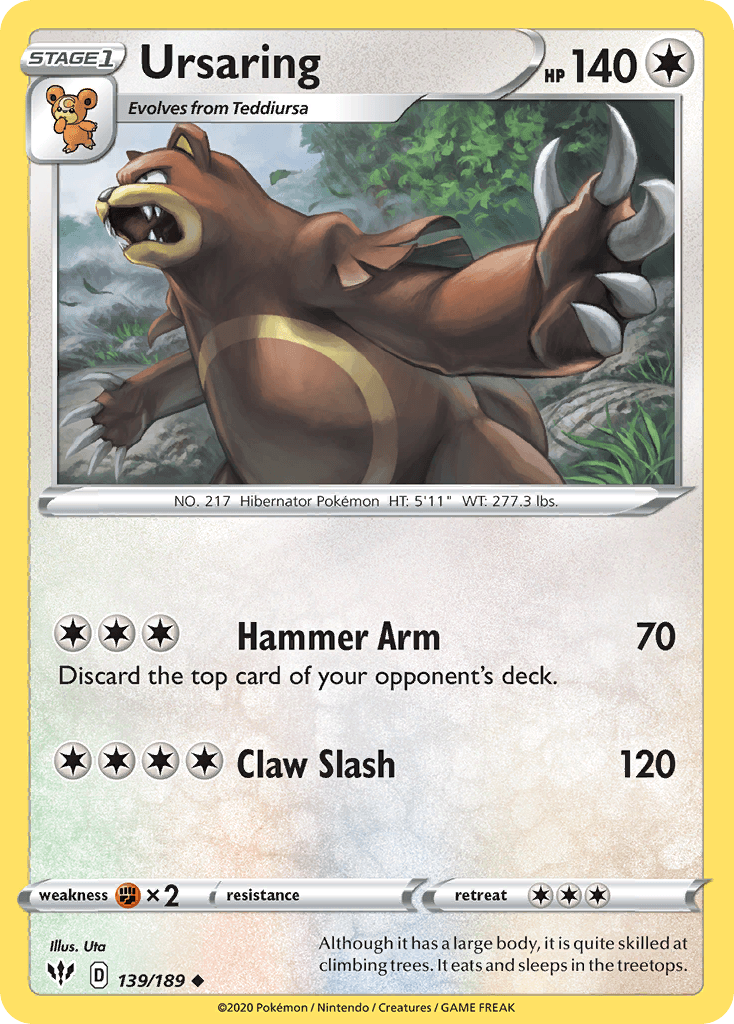 Ursaring Darkness Ablaze