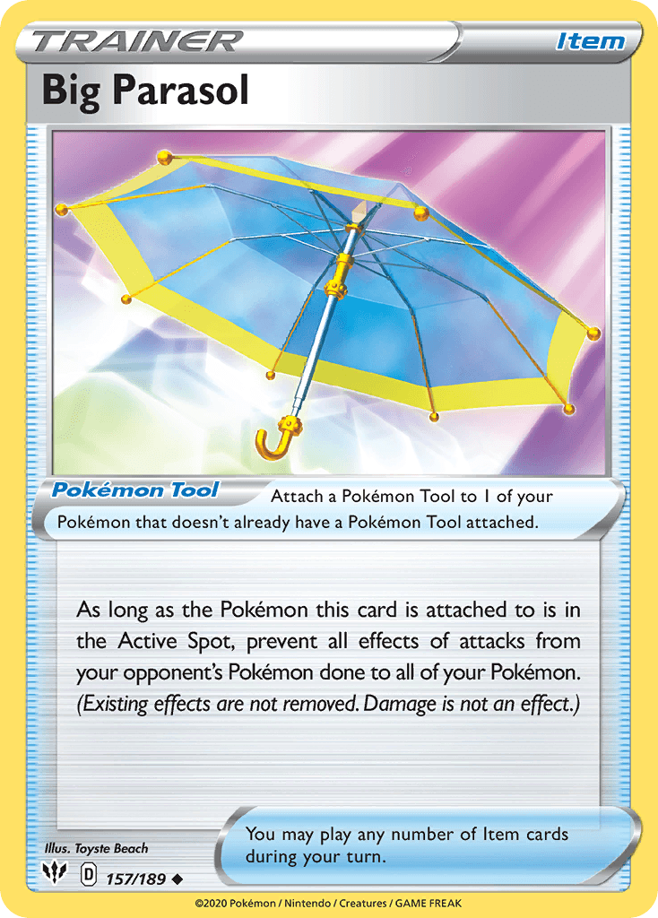 Big Parasol Darkness Ablaze