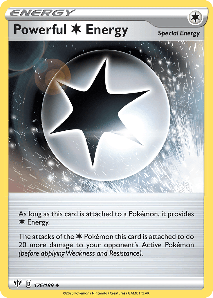 Powerful Colorless Energy Darkness Ablaze