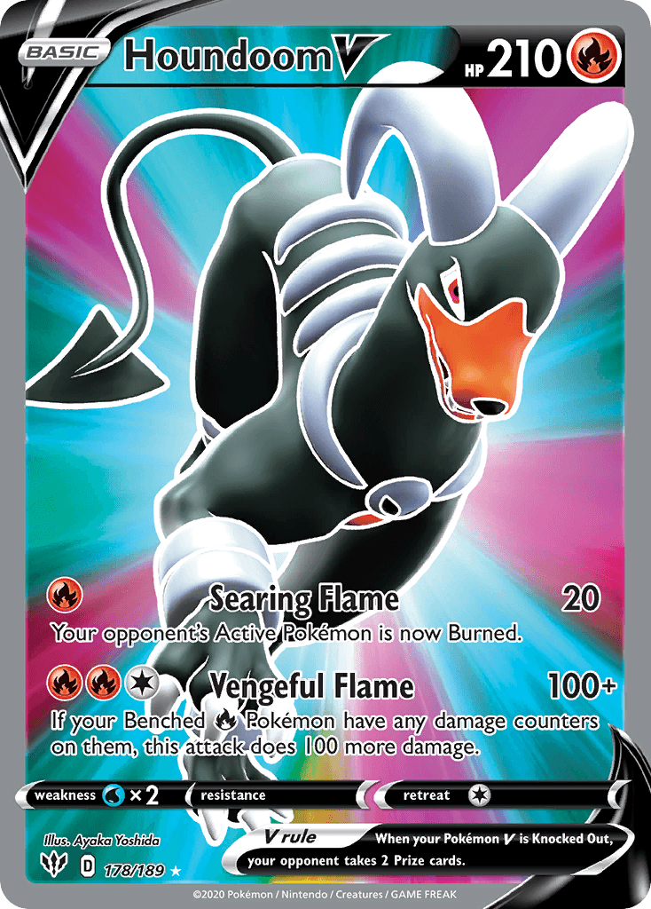 Houndoom V Darkness Ablaze