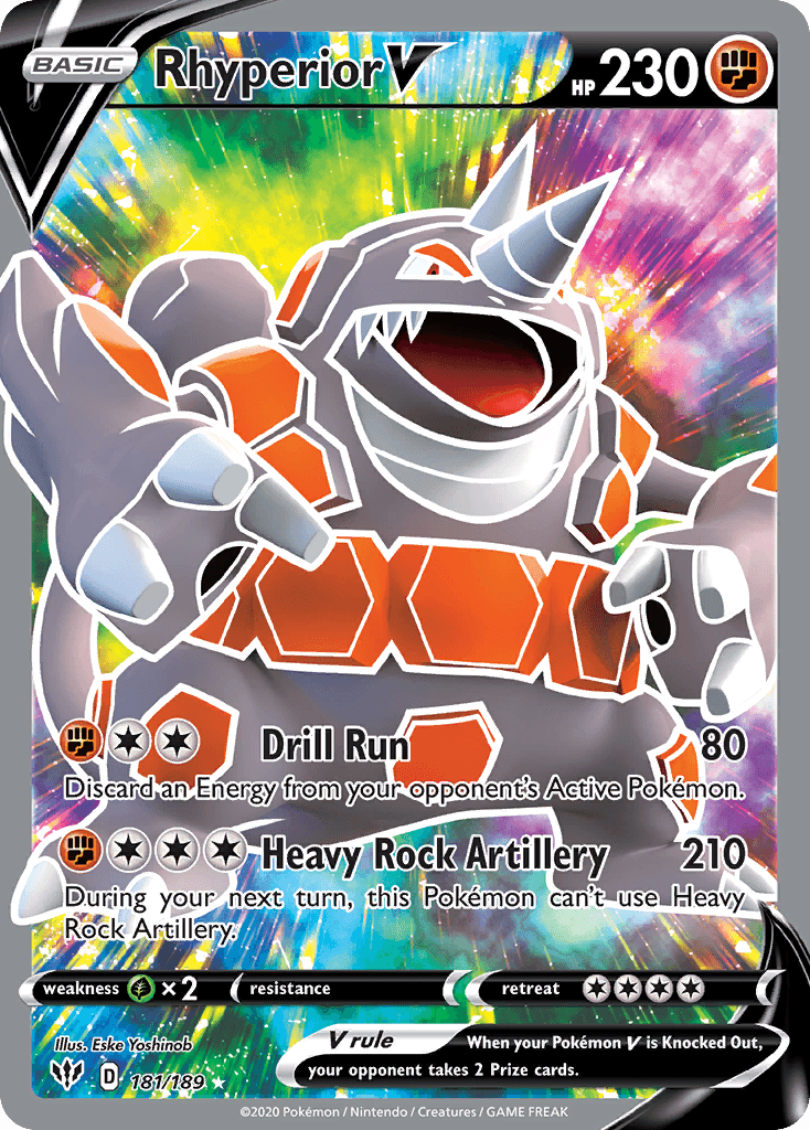 Rhyperior V Darkness Ablaze