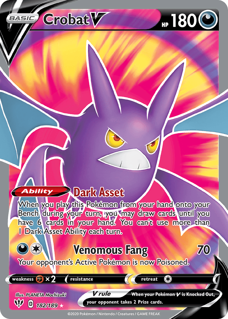 Crobat V Darkness Ablaze