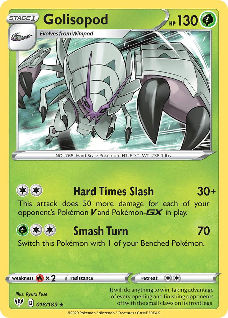 Golisopod Darkness Ablaze