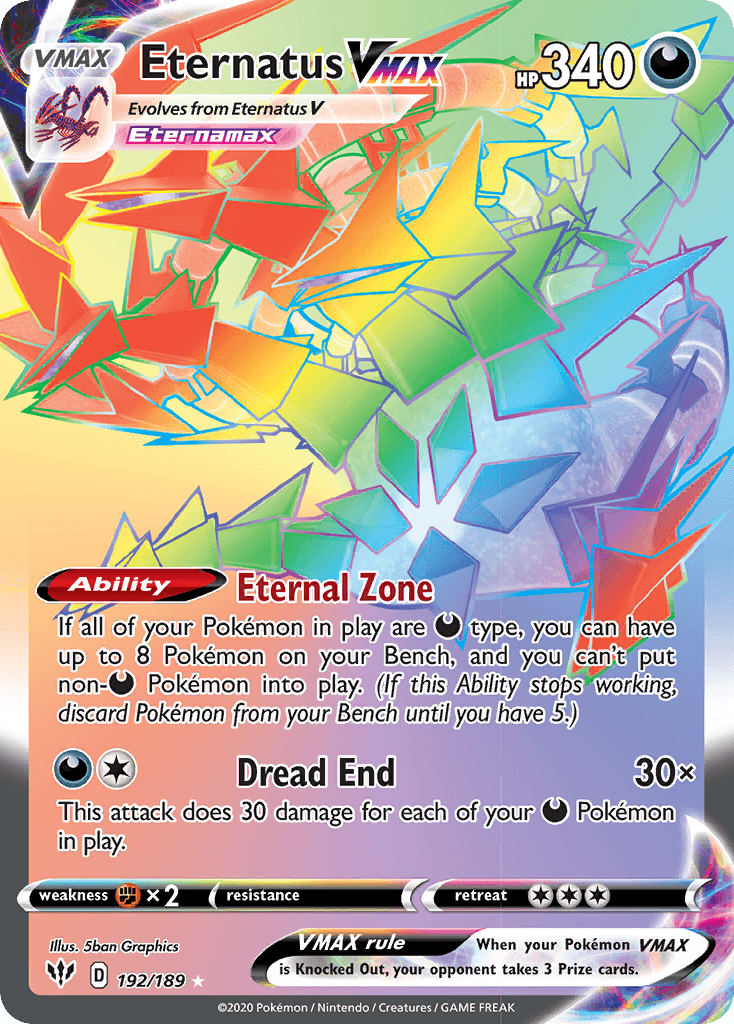 Eternatus VMAX Darkness Ablaze