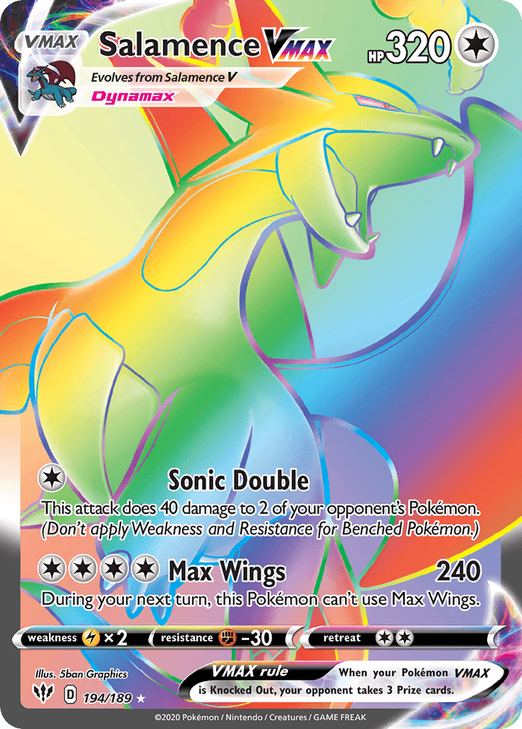 Salamence VMAX Darkness Ablaze