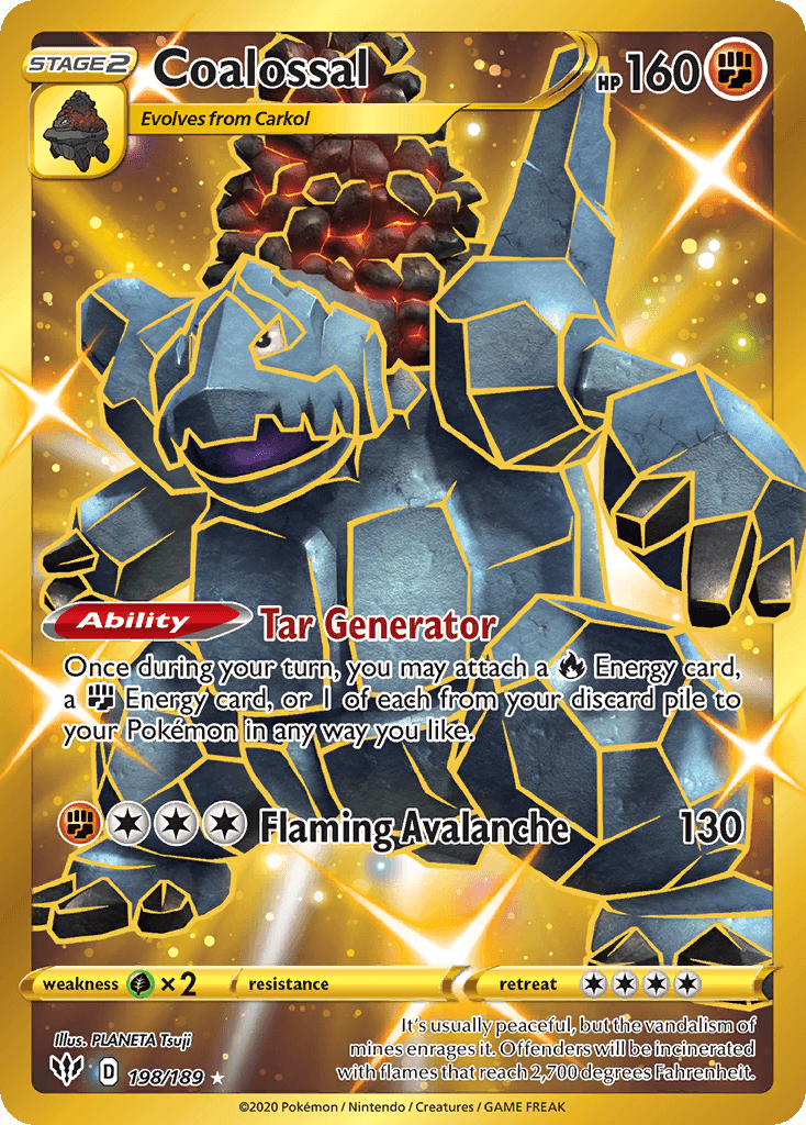 Coalossal Darkness Ablaze