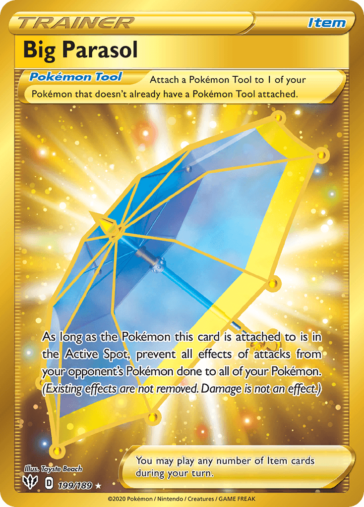 Big Parasol Darkness Ablaze