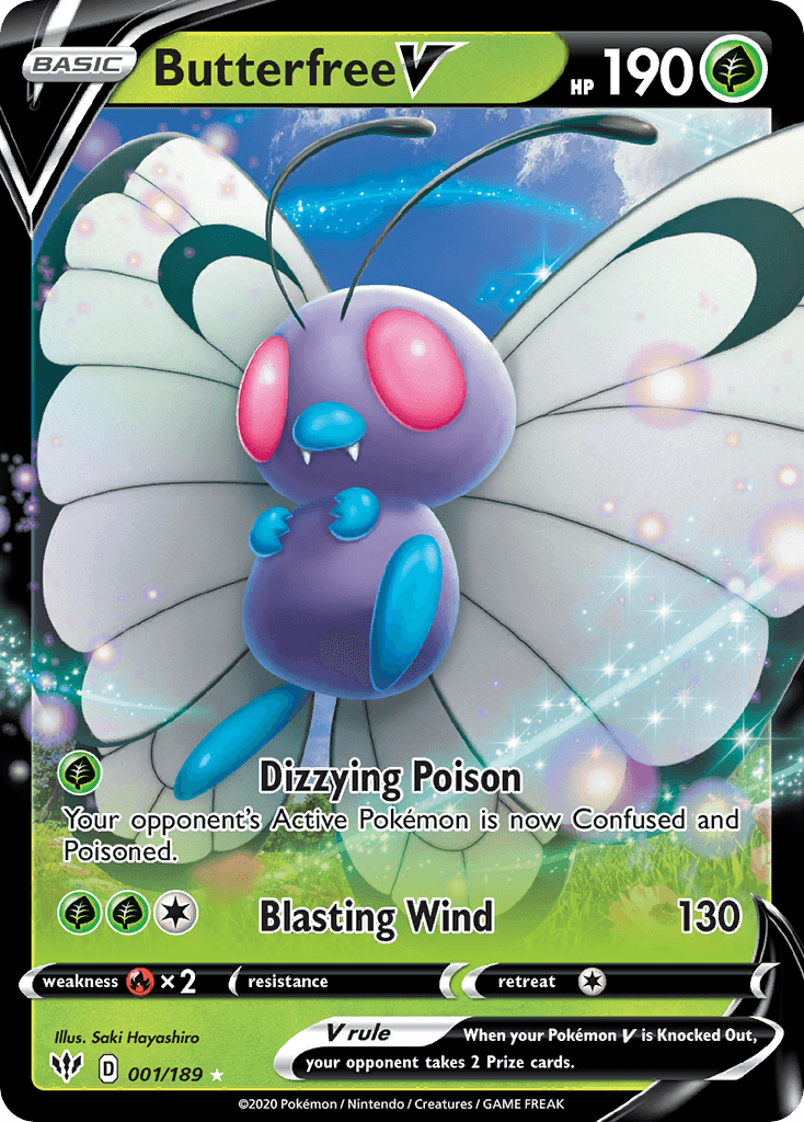 Butterfree V Darkness Ablaze