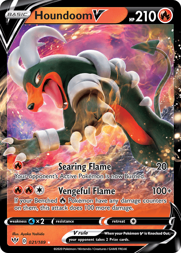 Houndoom V Darkness Ablaze