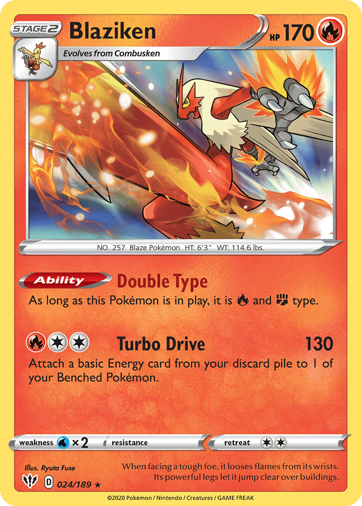 Blaziken Darkness Ablaze