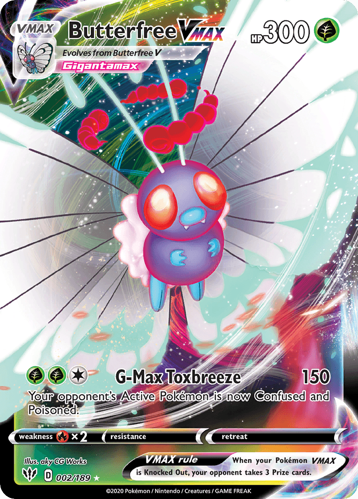 Butterfree VMAX Darkness Ablaze