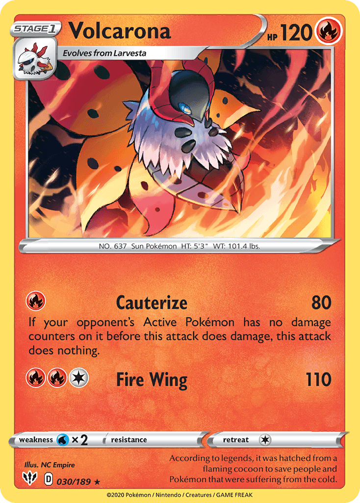 Volcarona Darkness Ablaze