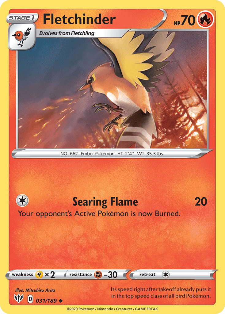 Fletchinder Darkness Ablaze