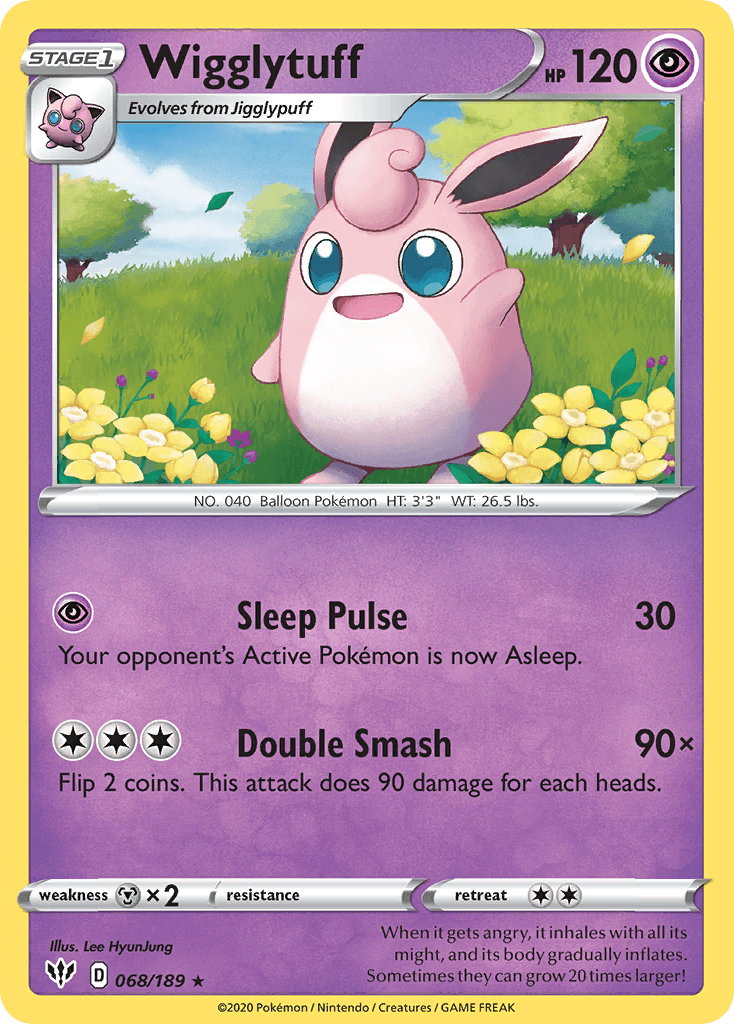 Wigglytuff Darkness Ablaze