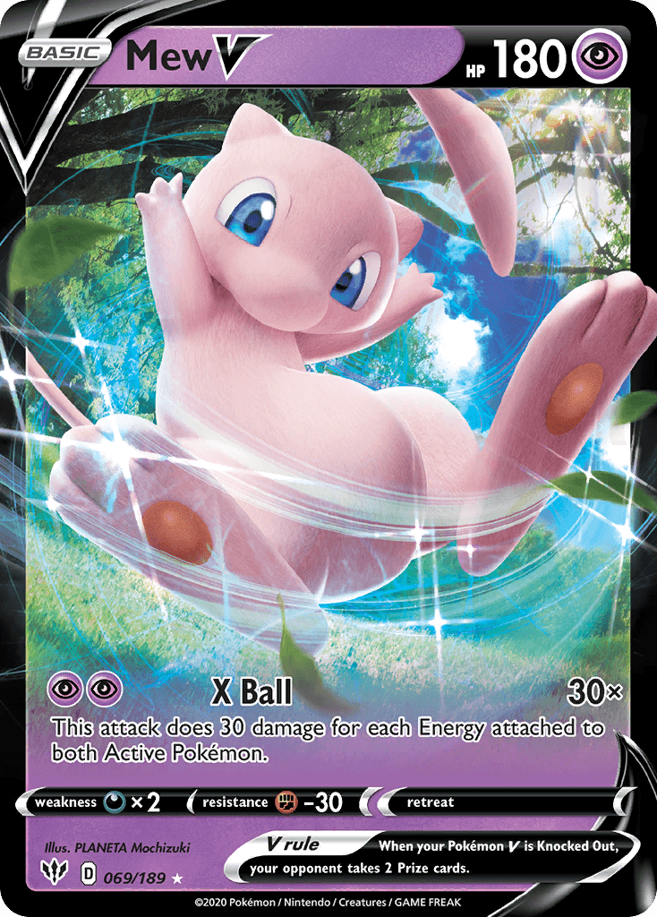 Mew V Darkness Ablaze