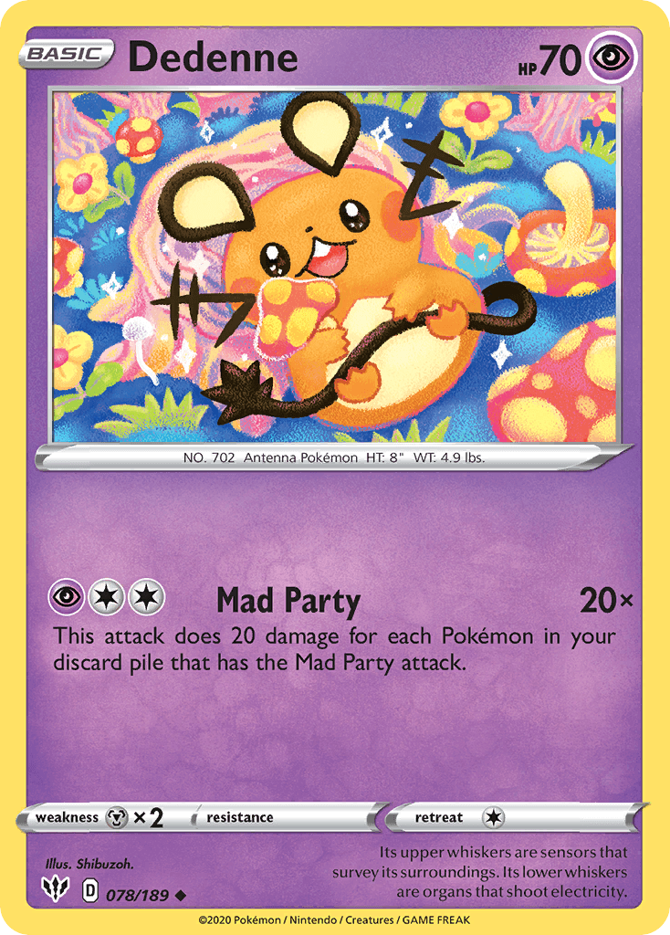 Dedenne Darkness Ablaze