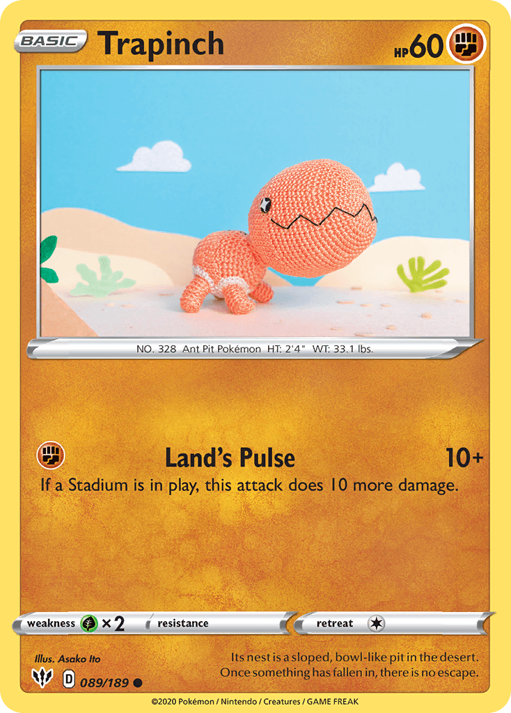 Trapinch Darkness Ablaze