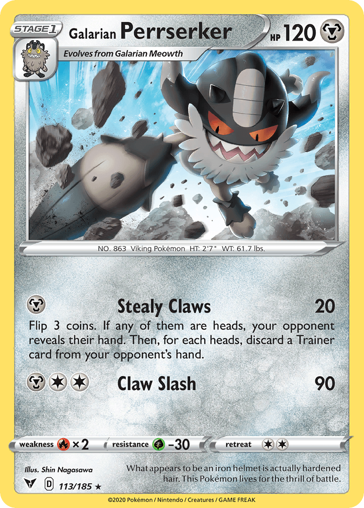 Galarian Perrserker Vivid Voltage
