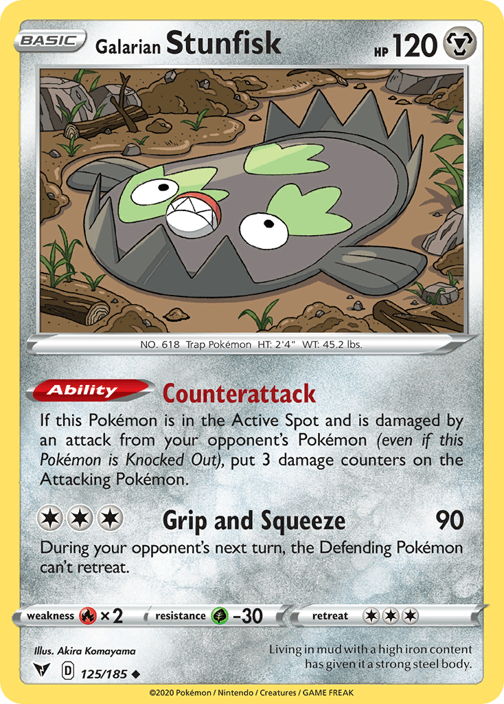 Galarian Stunfisk Vivid Voltage