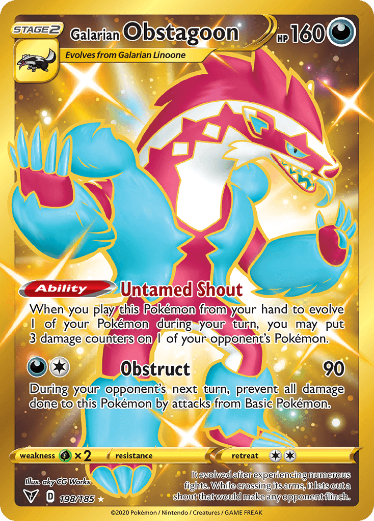 Galarian Obstagoon Vivid Voltage