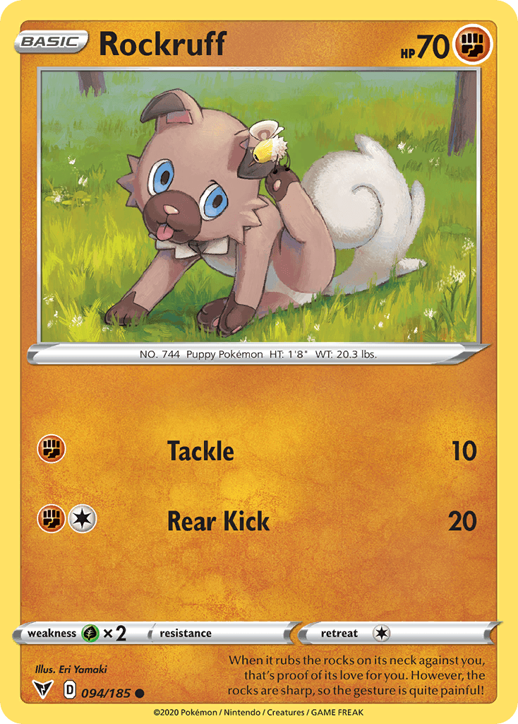 Rockruff Vivid Voltage