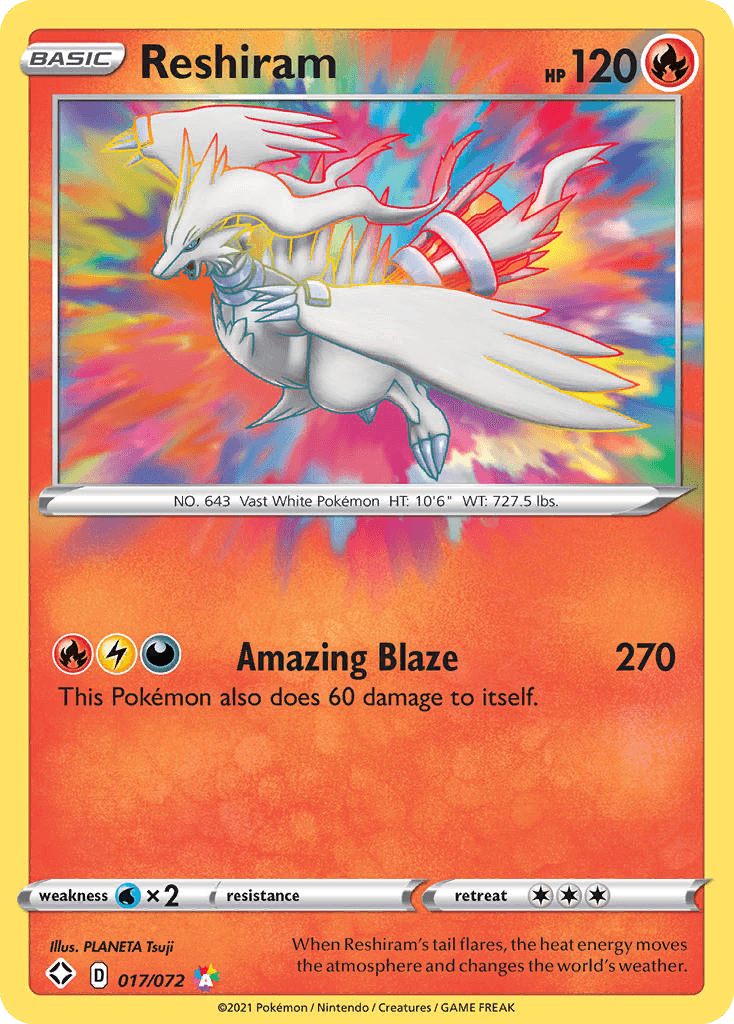 Reshiram Shining Fates