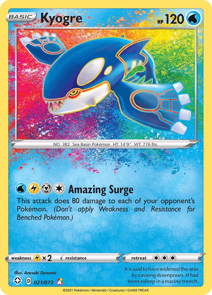Kyogre Shining Fates