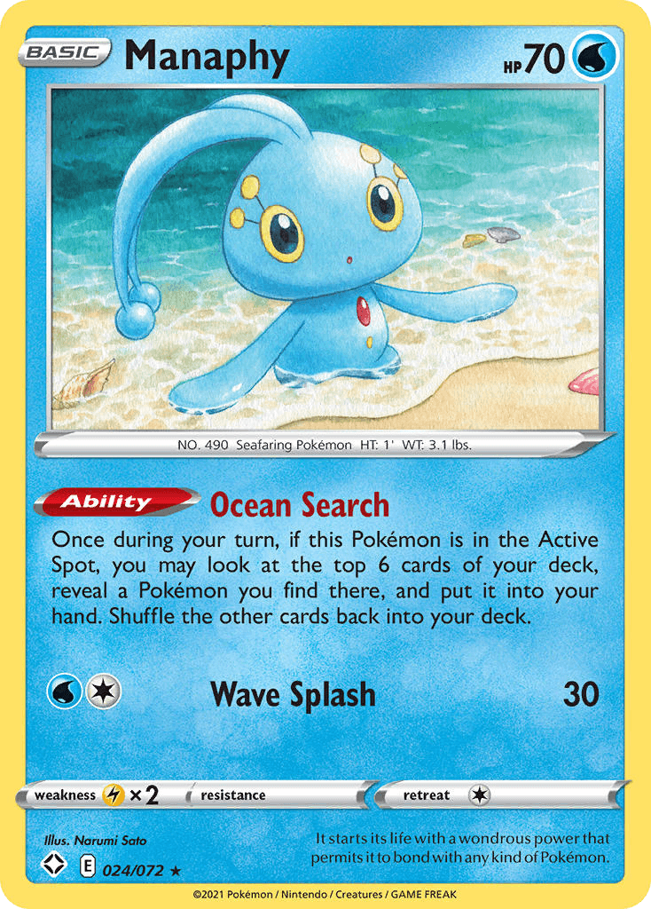 Manaphy Shining Fates