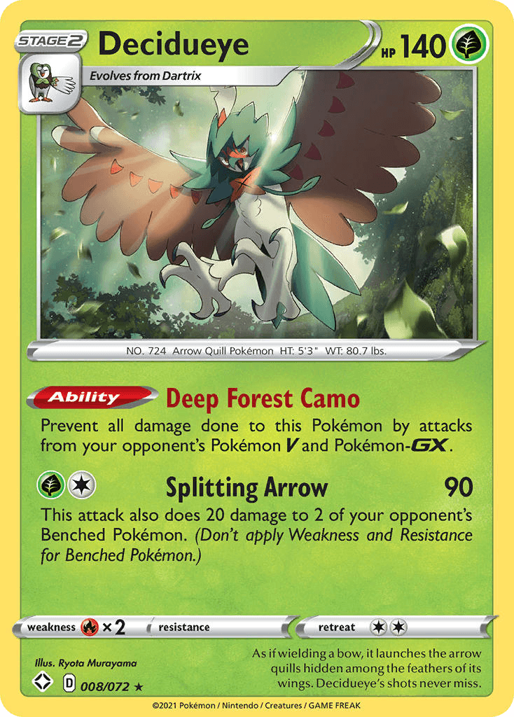 Decidueye Shining Fates