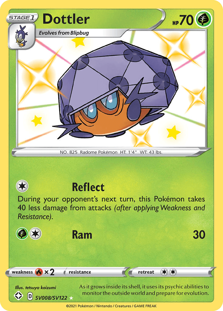 Dottler Shining Fates Shiny Vault